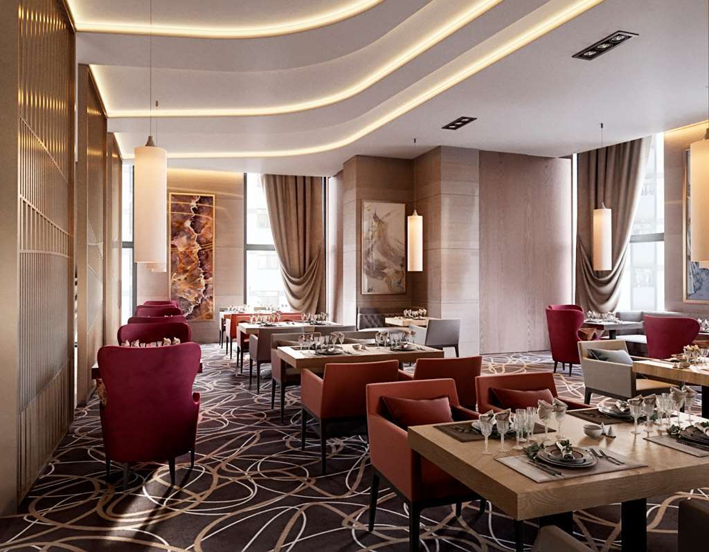 Doubletree By Hilton Almaty Hotel Étterem fotó