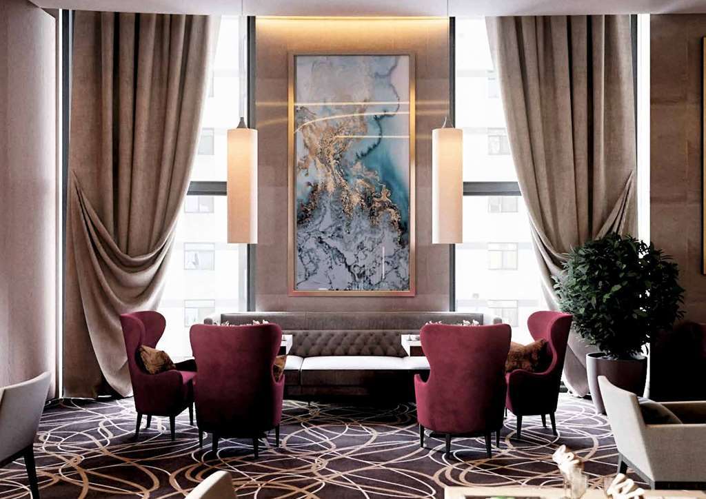 Doubletree By Hilton Almaty Hotel Étterem fotó